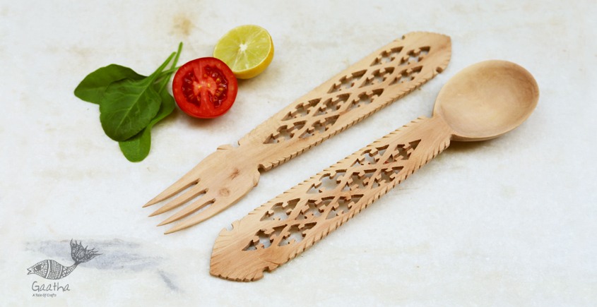 Purnak ✼ Udayagiri Wooden Cutlery - Set of Tow ✼ { 13 }